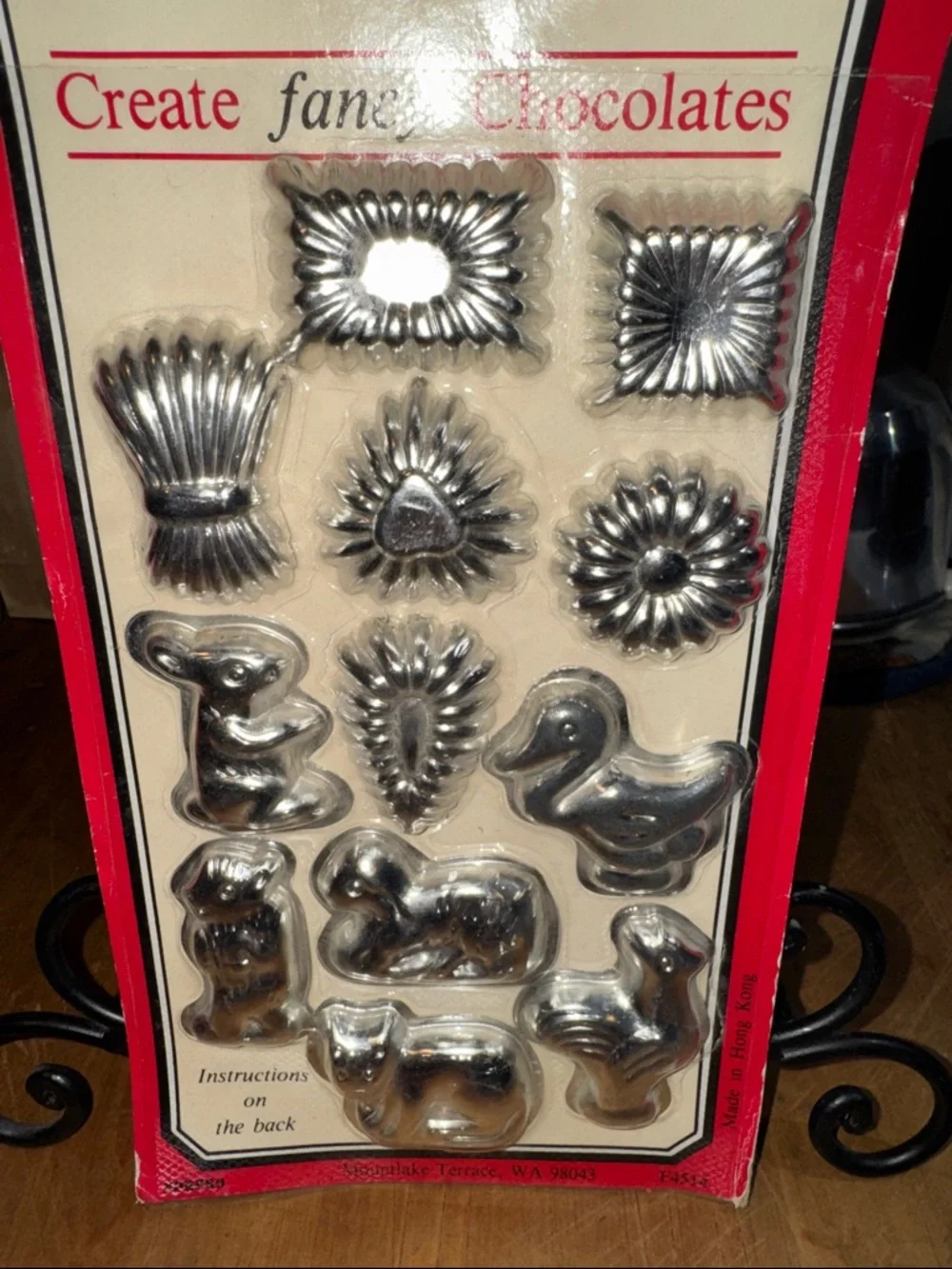 Norpro Silver Chocolate Molds - Assorted Shapes